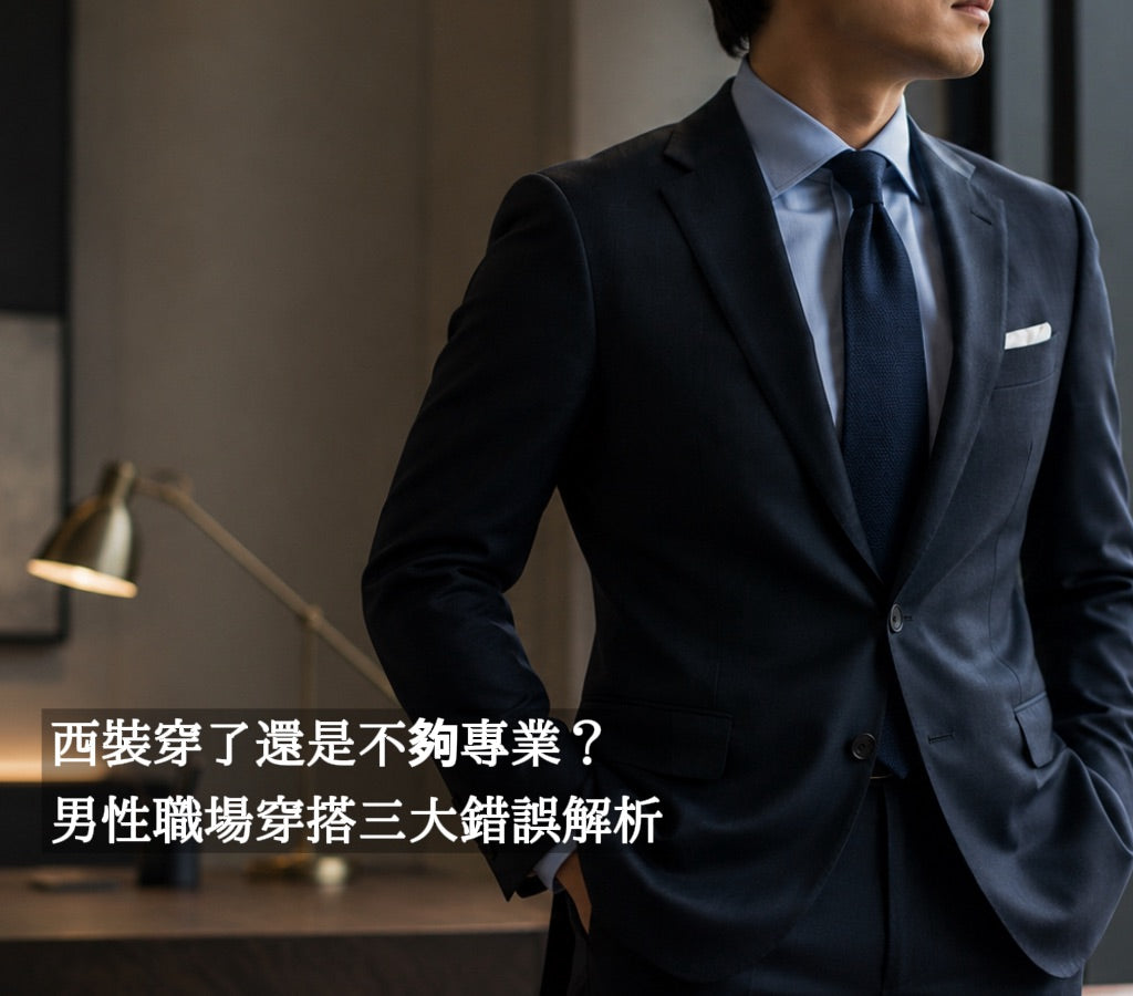 西裝穿了還是不夠專業？男性職場穿搭三大錯誤解析